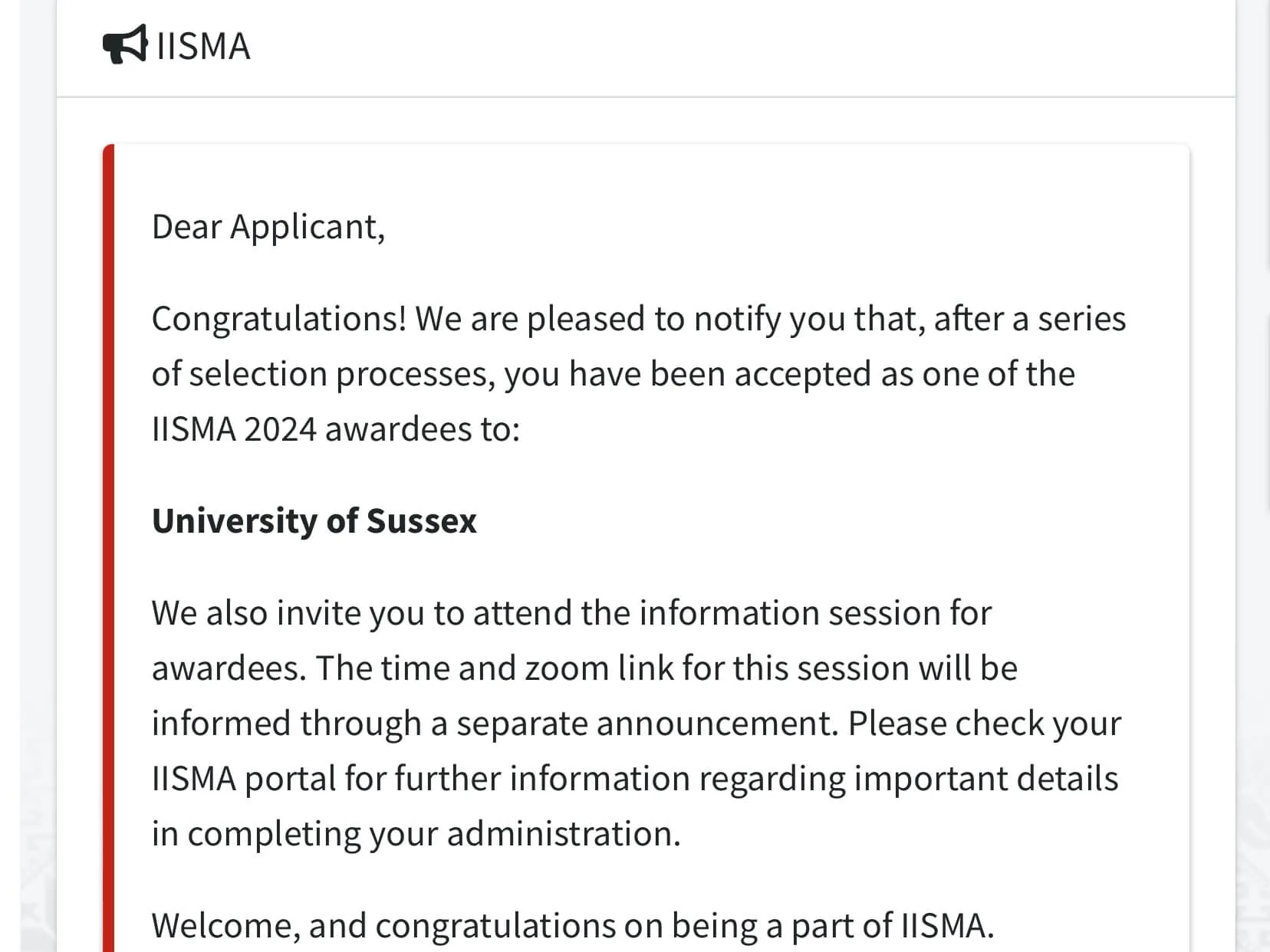 IISMA